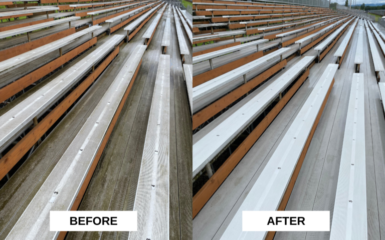 Grand Stand Pressure Washing PIR Portland Oregon Before & After